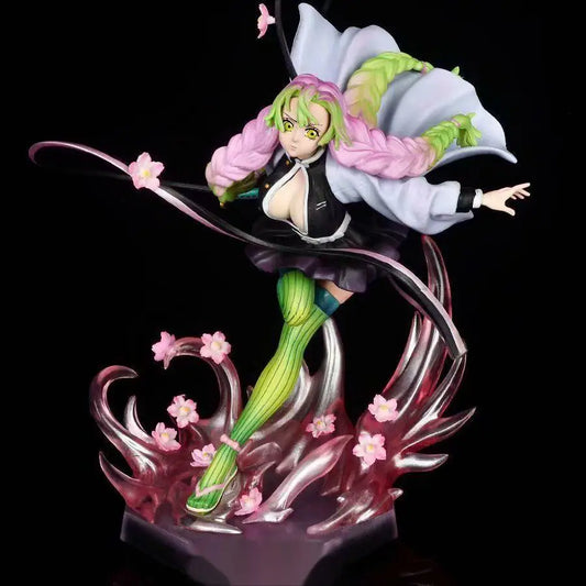 Demon Slayer Kanroji Mitsuri Anime Girl Figure PVC