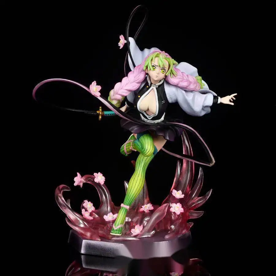 Demon Slayer Kanroji Mitsuri Anime Girl Figure PVC