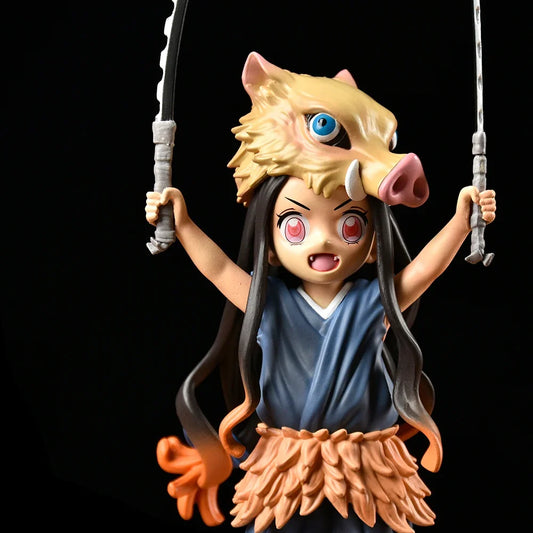 Demon Slayer Pig's Head Kamado Nezuko Anime Figure PVC