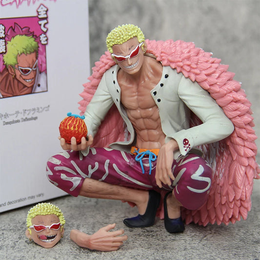 One Piece Shichibukai Donquixote Doflamingo Anime Figure PVC