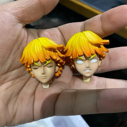 Demon Slayer Agatsuma Zen'Itsu Luminous Double Headed Anime Figure PVC